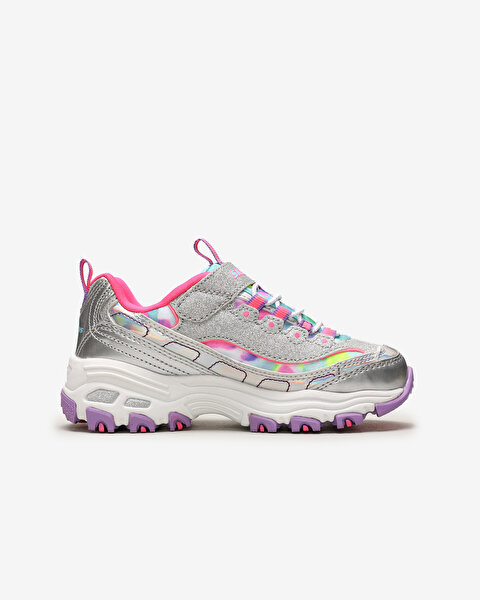 Skechers D'lites -  D'lovely Büyük Kız Çocuk Gri Spor Ayakkabı 80528L SMLT-1