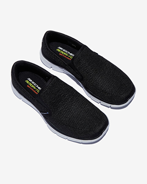 Skechers Equalizer -  Double Play Erkek Siyah Spor Ayakkabı 51509 BKW-5
