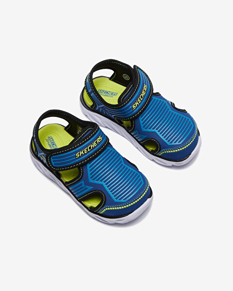 Skechers Hypno - Splash -  Zotex Küçük Erkek Çocuk Mavi Işıklı Sandalet 90524N BLLM-6