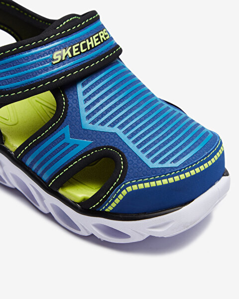 Skechers Hypno - Splash -  Zotex Küçük Erkek Çocuk Mavi Işıklı Sandalet 90524N BLLM-8