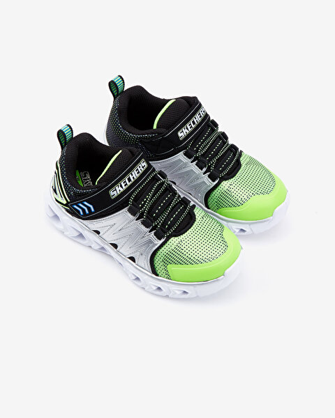 Skechers Hypno - Flash 2.0 Büyük Erkek Çocuk Haki Spor Ayakkabı 90585L LMBK-5