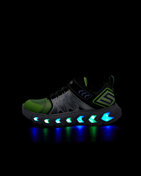 Skechers Hypno - Flash 2.0 Büyük Erkek Çocuk Haki Spor Ayakkabı 90585L LMBK-9