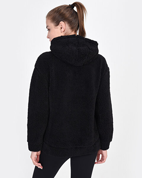 Skechers W W Sherpa Hz Jacket Kadın Siyah Sweatshirt S192179-001-1