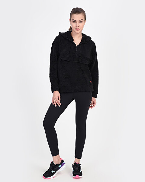 Skechers W W Sherpa Hz Jacket Kadın Siyah Sweatshirt S192179-001-2