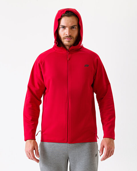 Skechers 2X I-lock M Elevated Fz Jacket Erkek Kırmızı Sweatshirt S201015-600-3