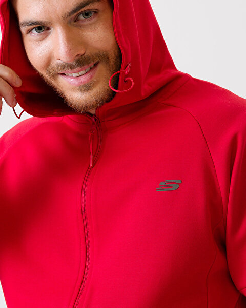 Skechers 2X I-lock M Elevated Fz Jacket Erkek Kırmızı Sweatshirt S201015-600-5