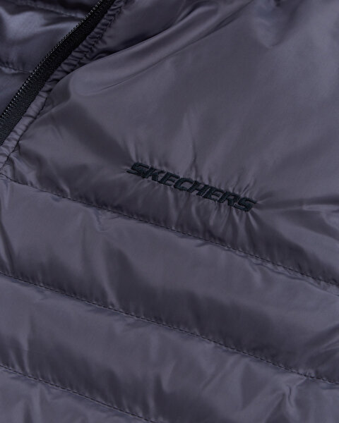 Skechers M Essential Vest Erkek Gri Yelek S202174-040-11