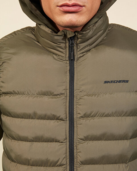 Skechers Outerwear M Padded Vest Erkek Haki Yelek S202174-801-1