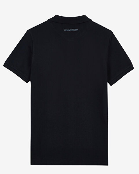 Skechers Polo M Short Sleeve Polo Erkek Siyah Polo Yaka Tshirt S211800-001-8