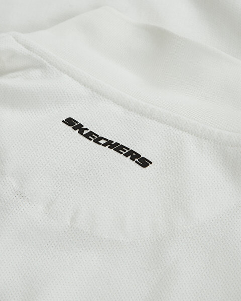 Skechers Polo M Short Sleeve Polo Erkek Beyaz Polo Yaka Tshirt S211800-102-9