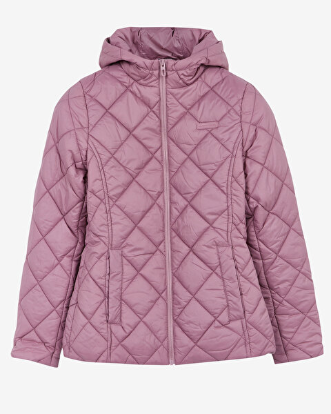Skechers W Capitone Hooded Jacket Kadın Pembe Mont S212001-620-5