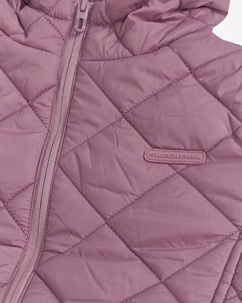 Skechers W Capitone Hooded Jacket Kadın Pembe Mont S212001-620-7