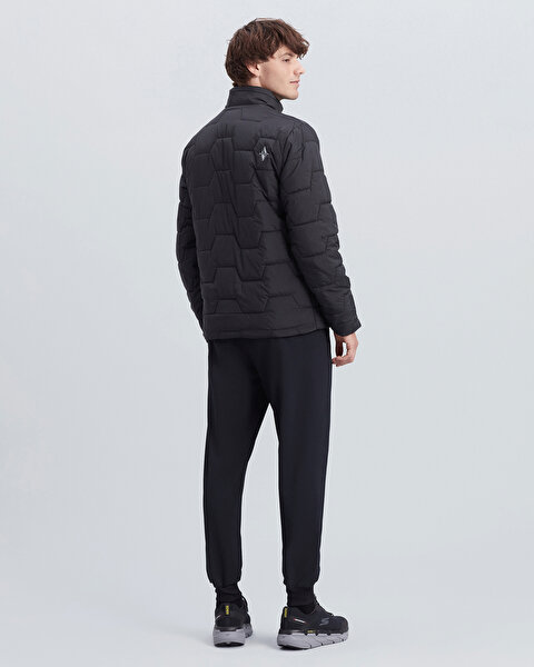 Skechers M Turtle Neck Asymmetric Jacket Erkek Siyah Mont S212026-001-4