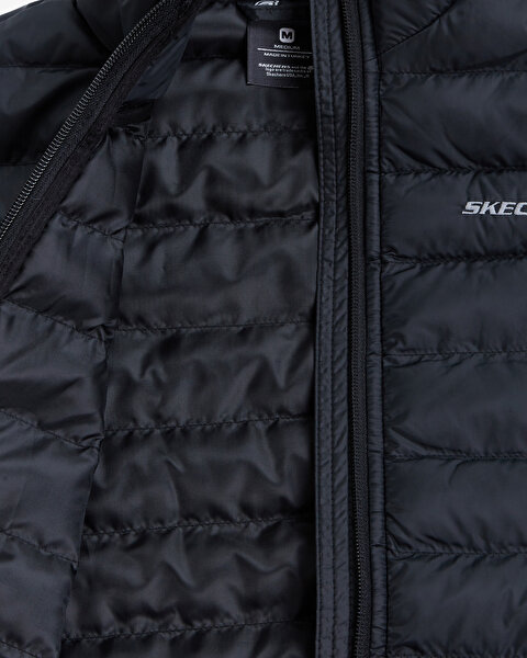 Skechers W Turtle Neck Essential Jacket Kadın Siyah Mont S212273-001-19