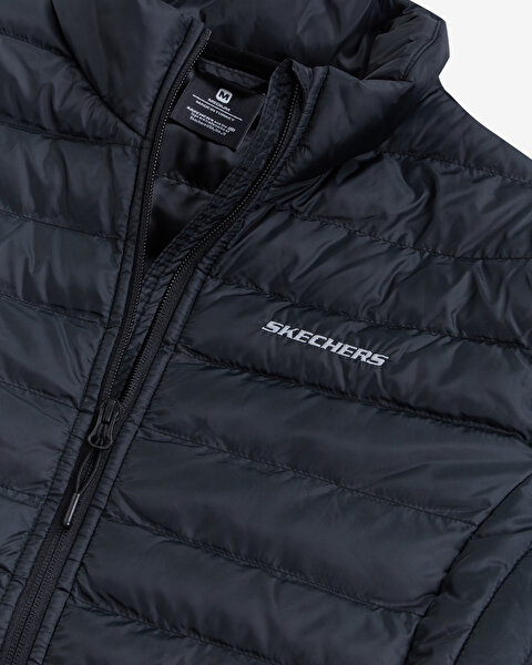 Skechers W Turtle Neck Essential Jacket Kadın Siyah Mont S212273-001-21