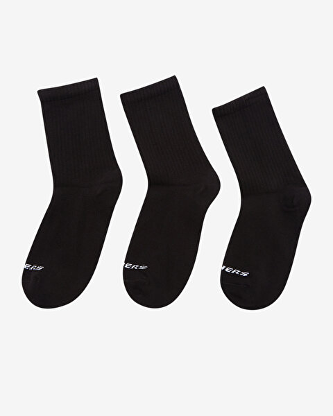 Skechers U 3 Pack Crew Cut Sock Unisex Siyah Çorap S212283-001-1