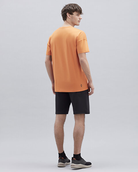 Skechers M Graphic Tee Big Logo T-shirt Erkek Turuncu Tshirt S221135-700-3