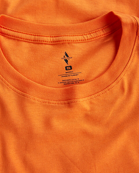 Skechers M Graphic Tee Big Logo T-shirt Erkek Turuncu Tshirt S221135-700-6