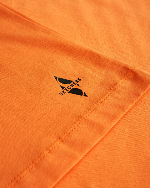 Skechers M Graphic Tee Big Logo T-shirt Erkek Turuncu Tshirt S221135-700-8