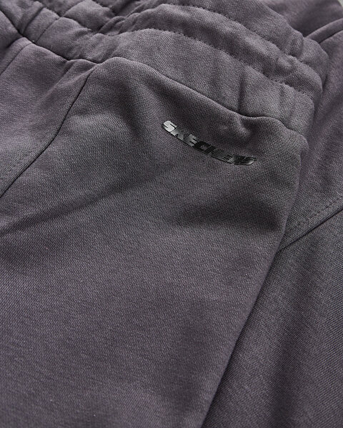Skechers Mid Weight Fleece W Loose Sweatpant Kadın Gri Eşofman Altı S222056-003-5