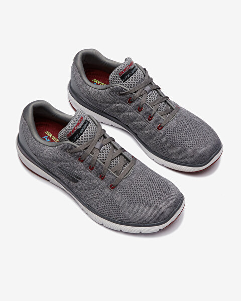 Skechers Flex Advantage 3.0- Stally Erkek Gri Spor Ayakkabı S52957 CCRD-5